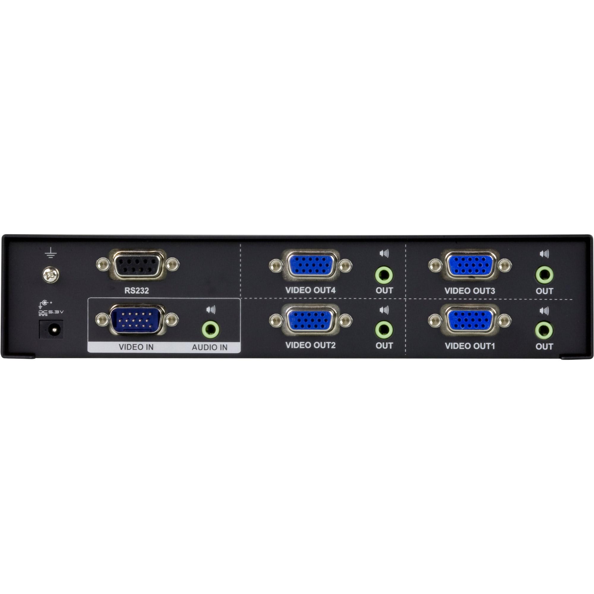 Aten 4-port VGA Splitter with Audio & RS-232