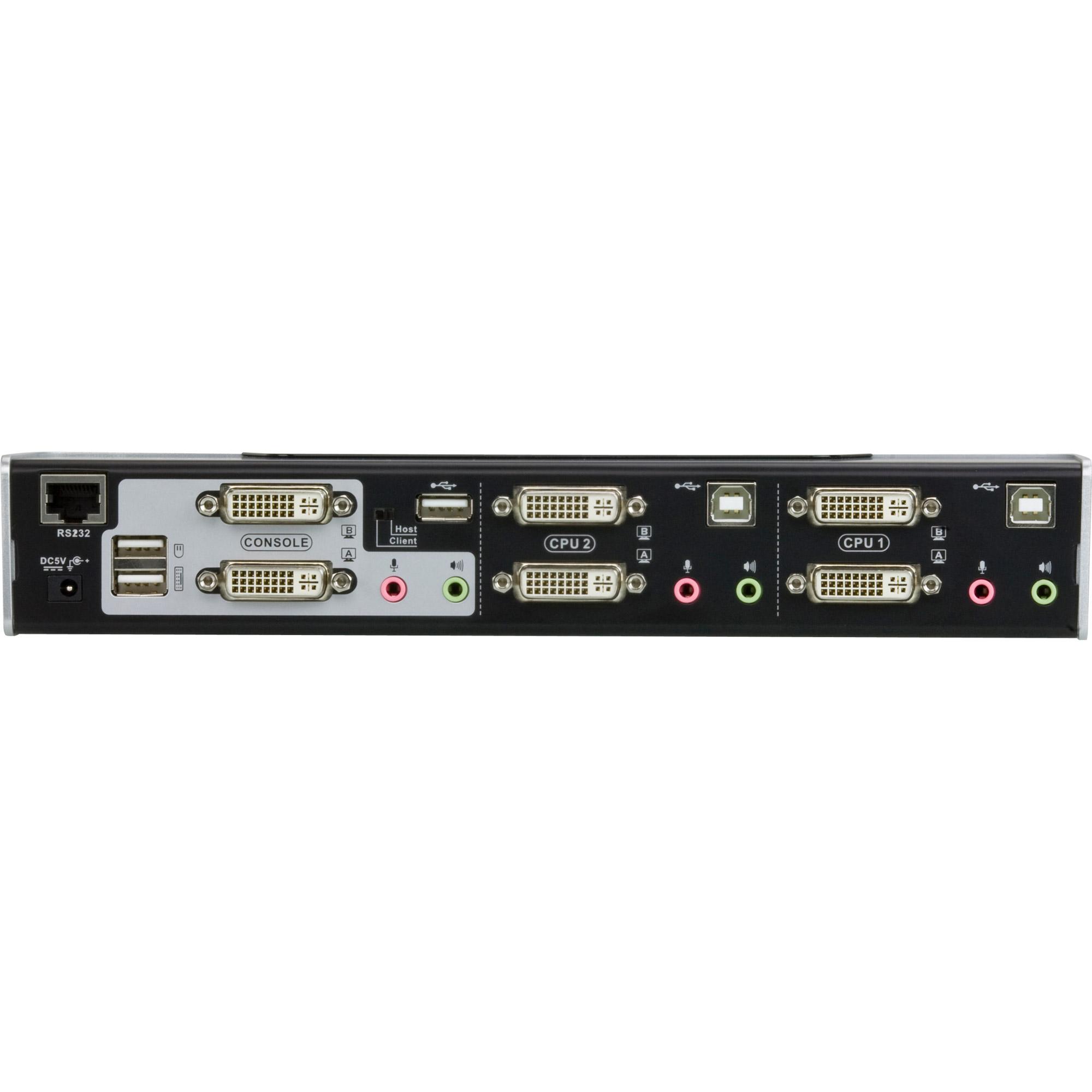 ATEN 2 port USB KVMP Dual DVI / 2.1 Audio , Supports 3D- PROMO FINO AD ESAURIMENTO SCORTE