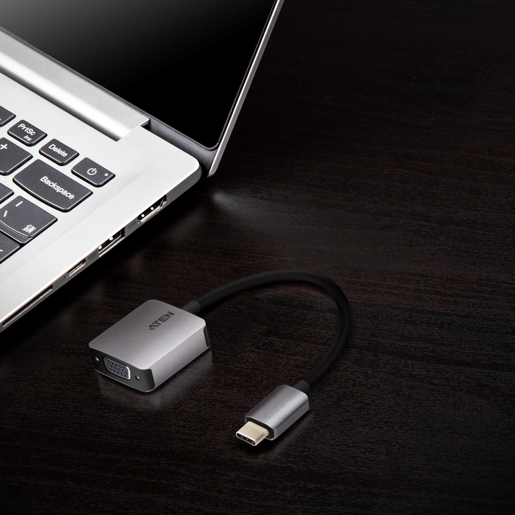 ATEN Adattatore da USB-C a VGA (USB-C to VGA Adapter)