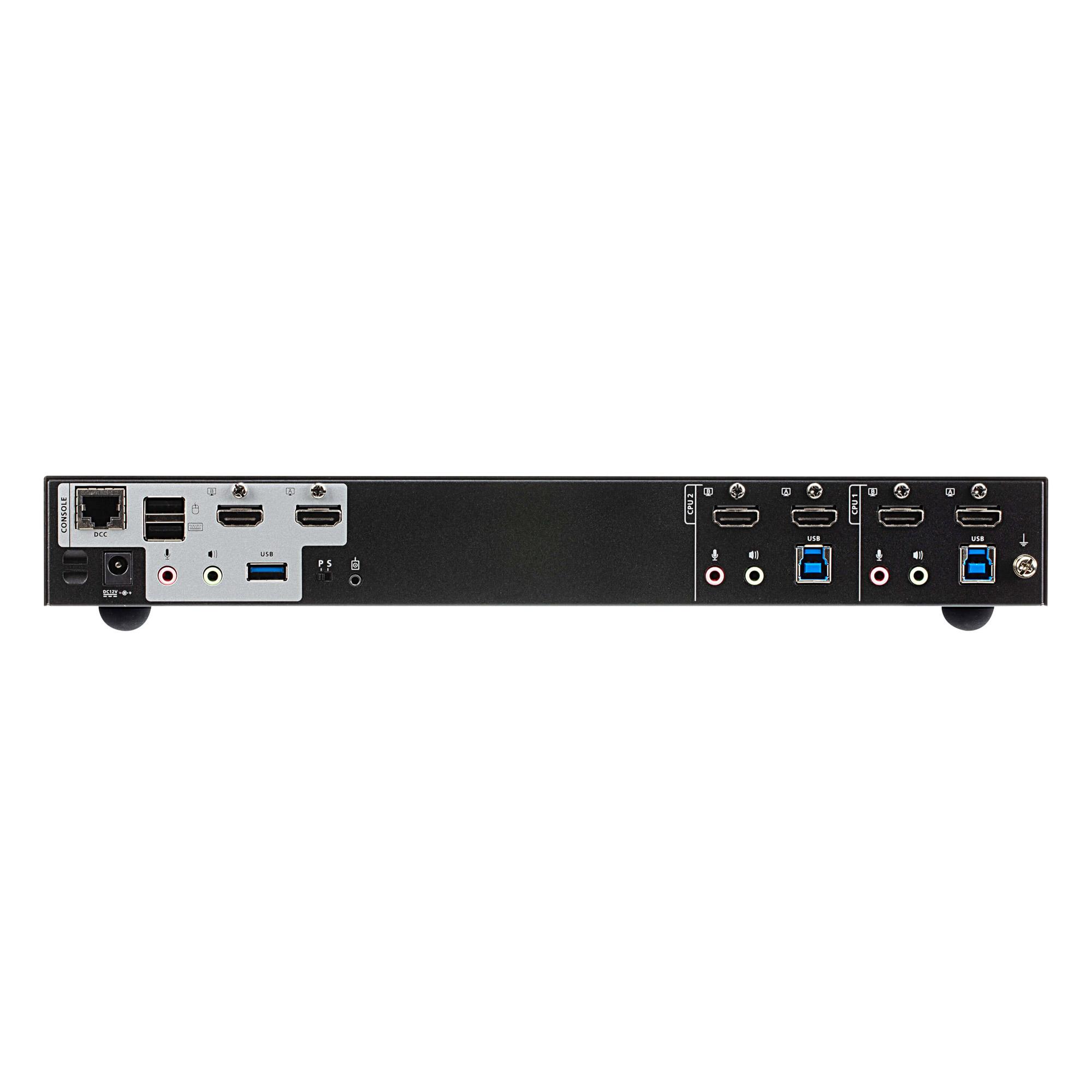 ATEN Switch KVMPÃ¢â€žÂ¢ USB 3.0 4K HDMI Dual Display a 2 porte