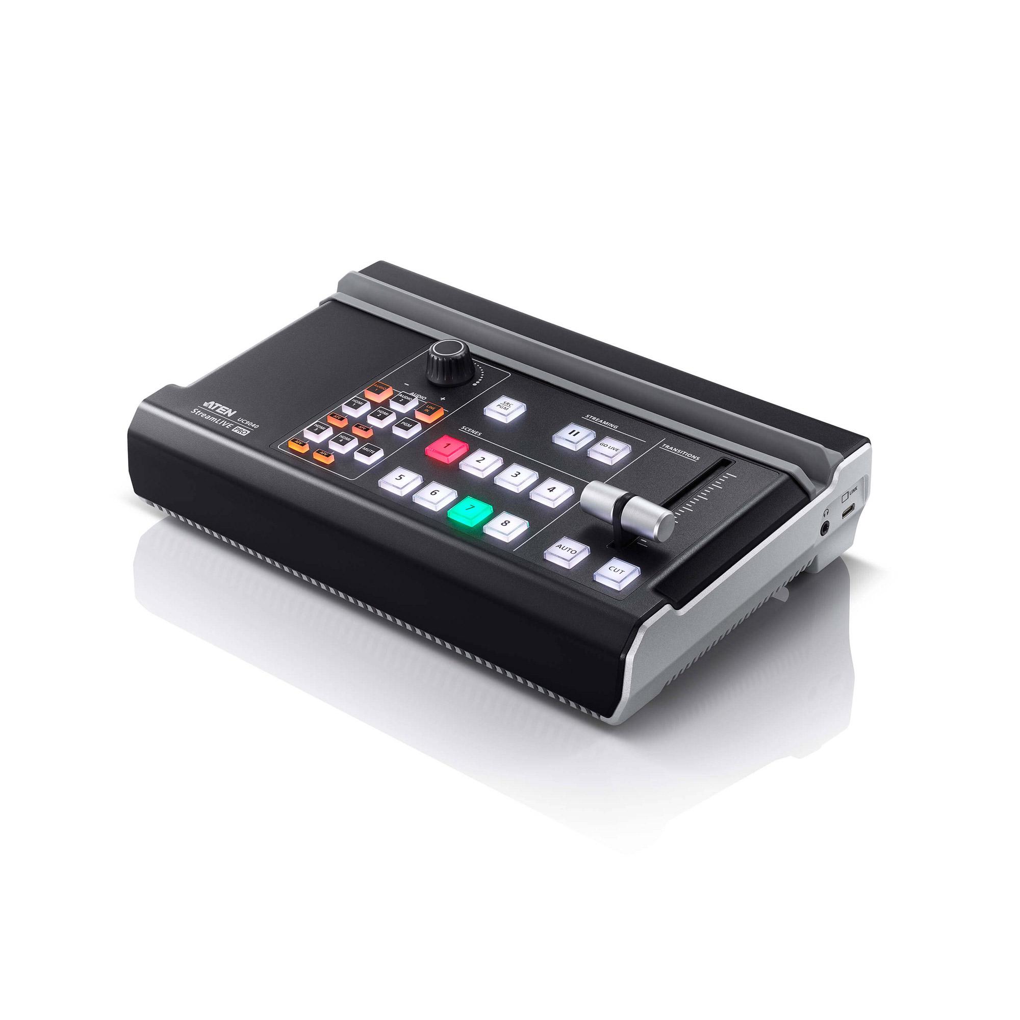 Aten StreamLIVE Pro Multi-Channel (4 HDMI in) AV Mixer con Streaming
