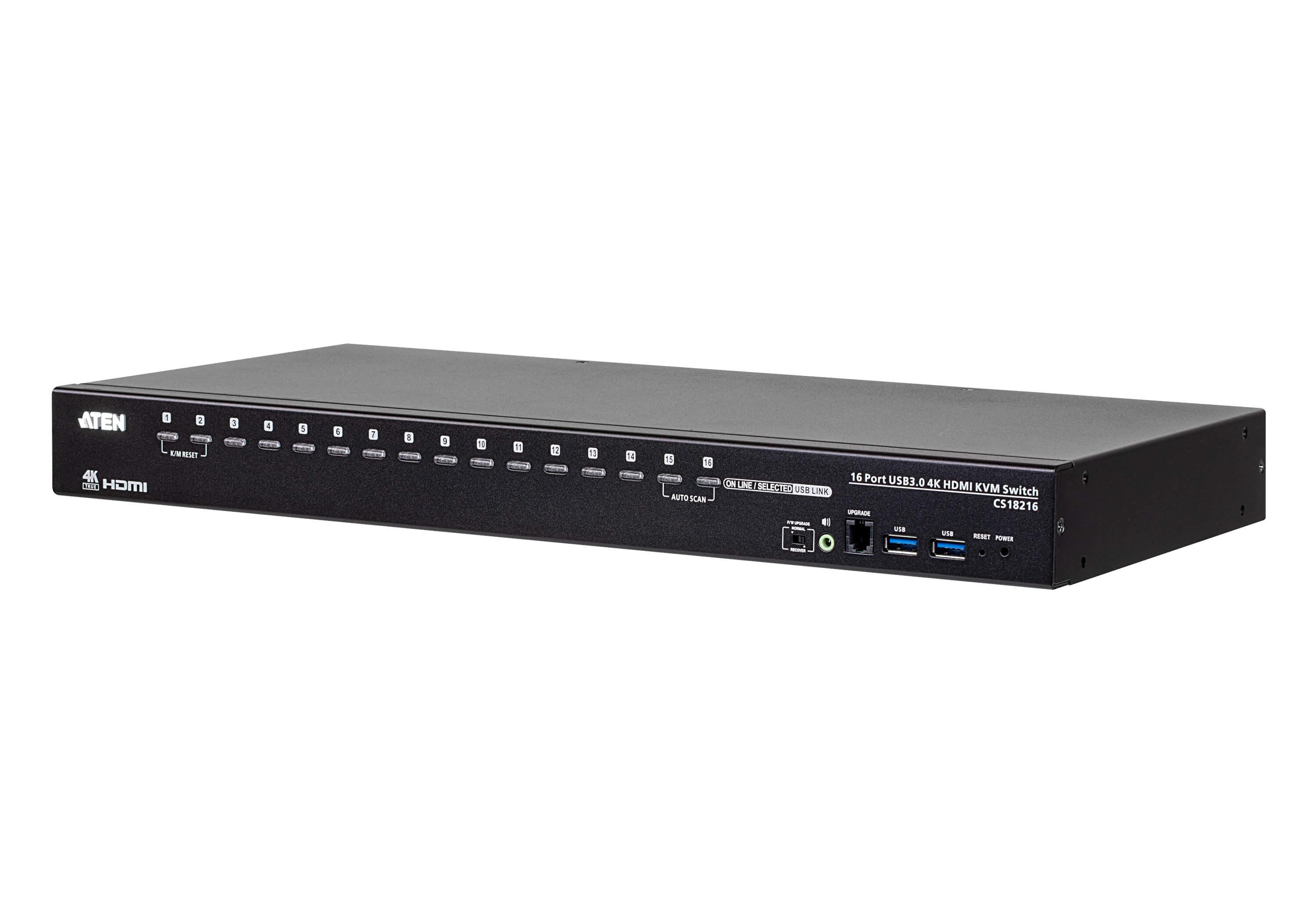 Aten Switch KVM HDMI 4K USB 3.0 a 16 porte