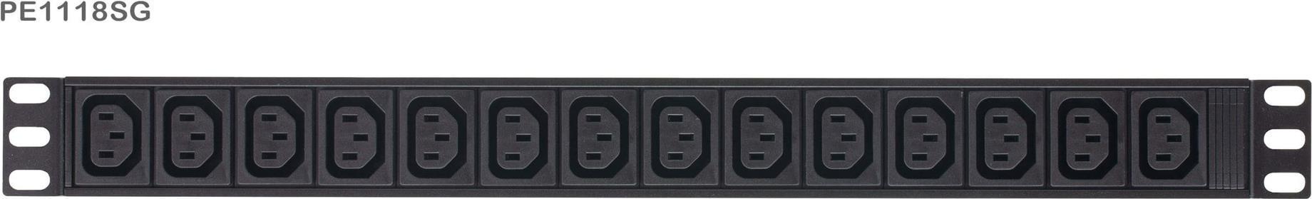 ATEN PE1118SG PDU base da 4830 cm (19") con funzione di misurazione con protezione da sovratensione IEC-C14 a 18x IEC-C13 (PE11