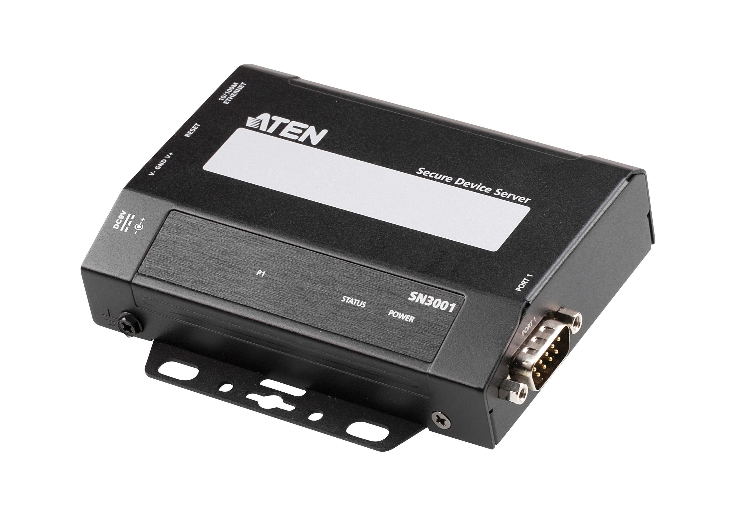 ATEN 1-Port RS-232 Secure Device Server over Ethernet Transmission