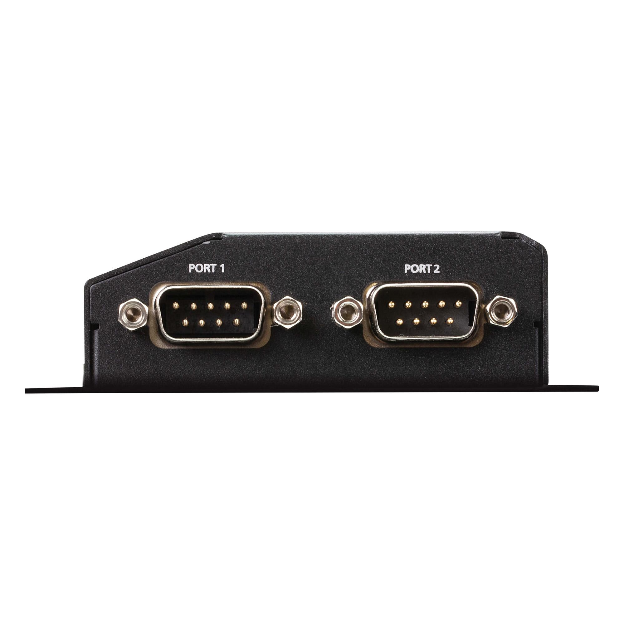 ATEN 2-Port RS-232 Secure Device Server over Ethernet Transmission