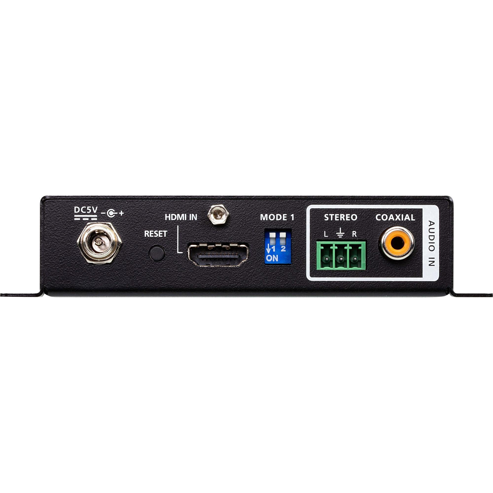ATEN True 4K HDMI Repeater with Audio Embedder