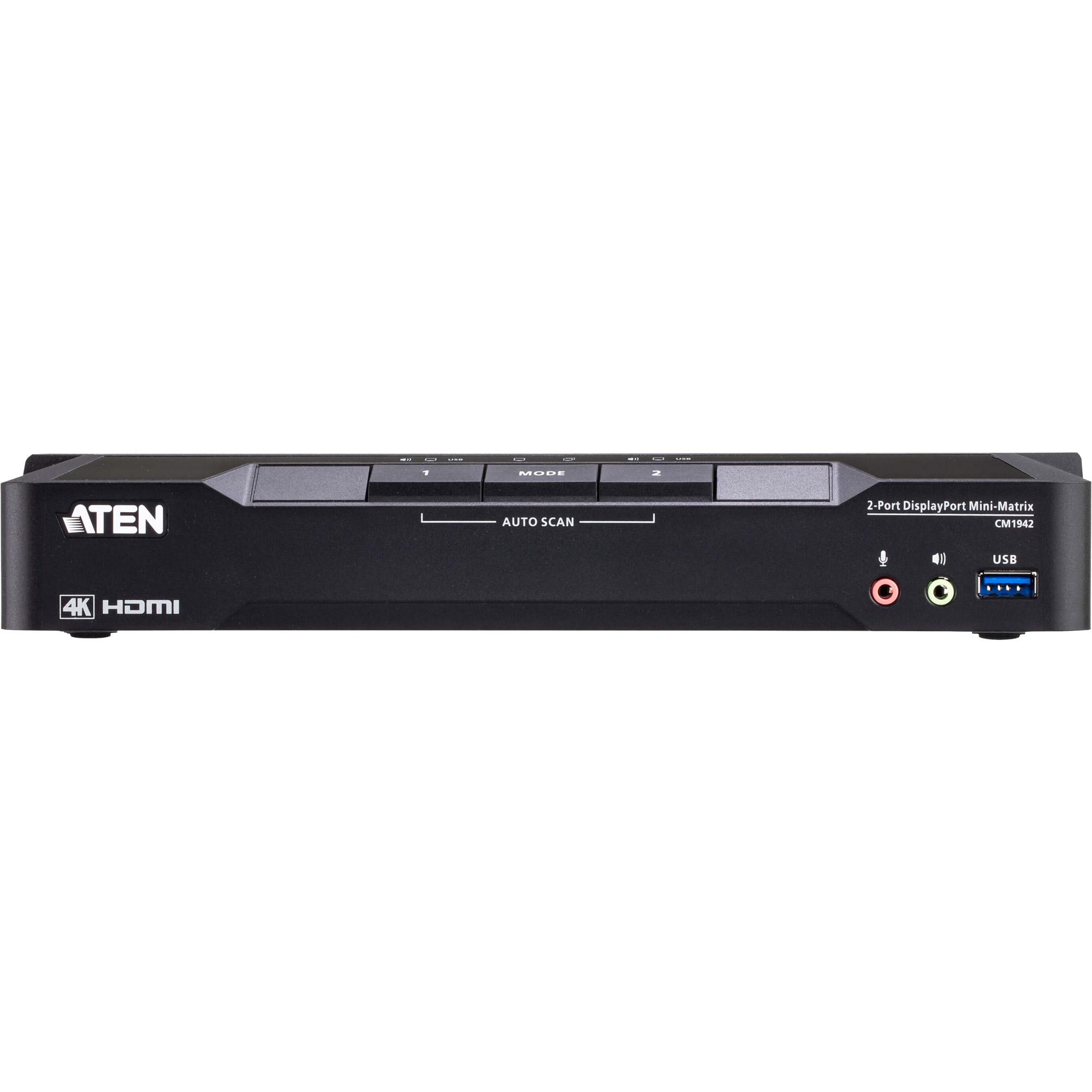 ATEN CM1942 switch per keyboard-video-mouse (kvm) Nero