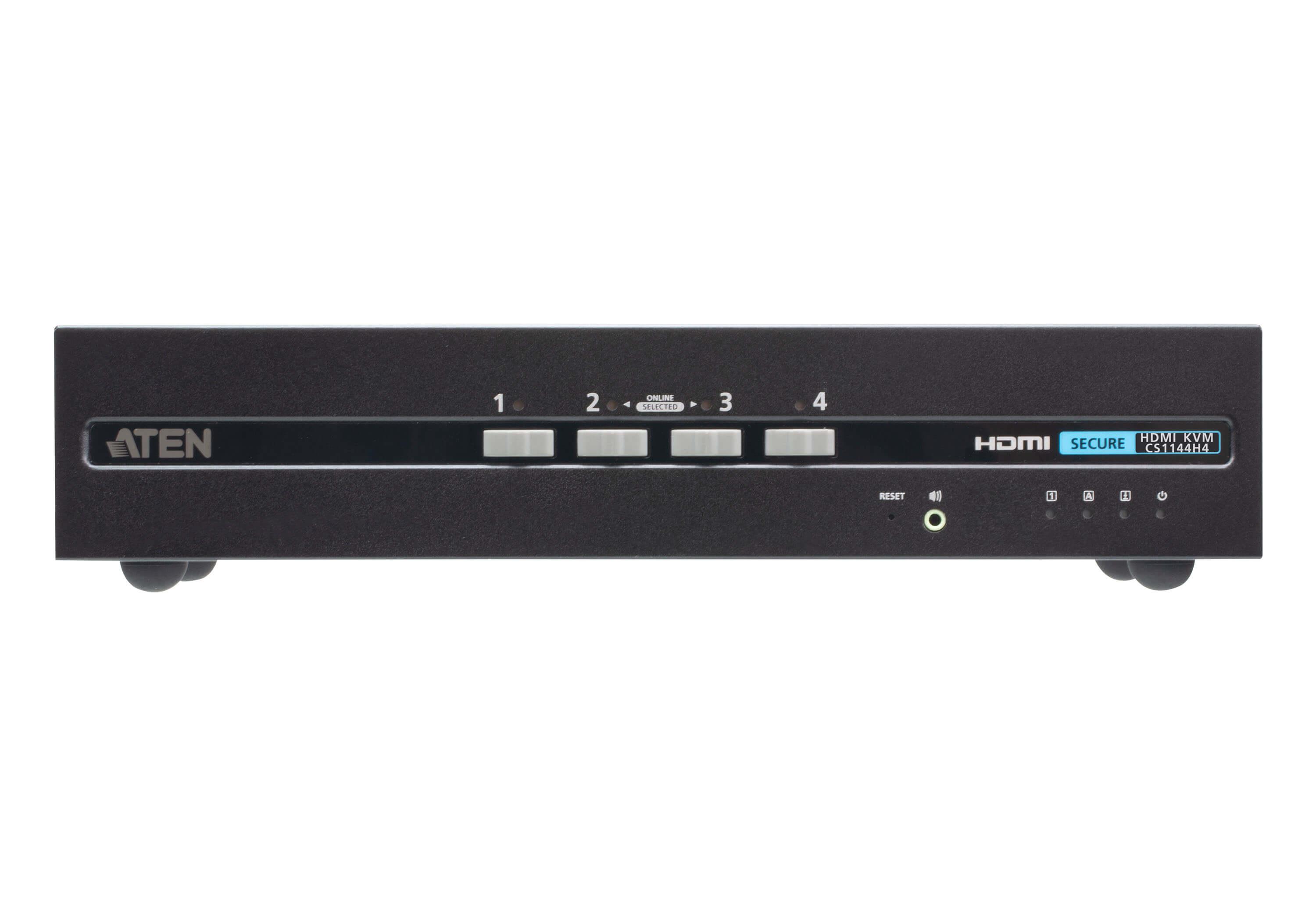 Aten 4-Port USB - 4K HDMI Secure KVM Switch (PSD PP V4.0 Compliant)