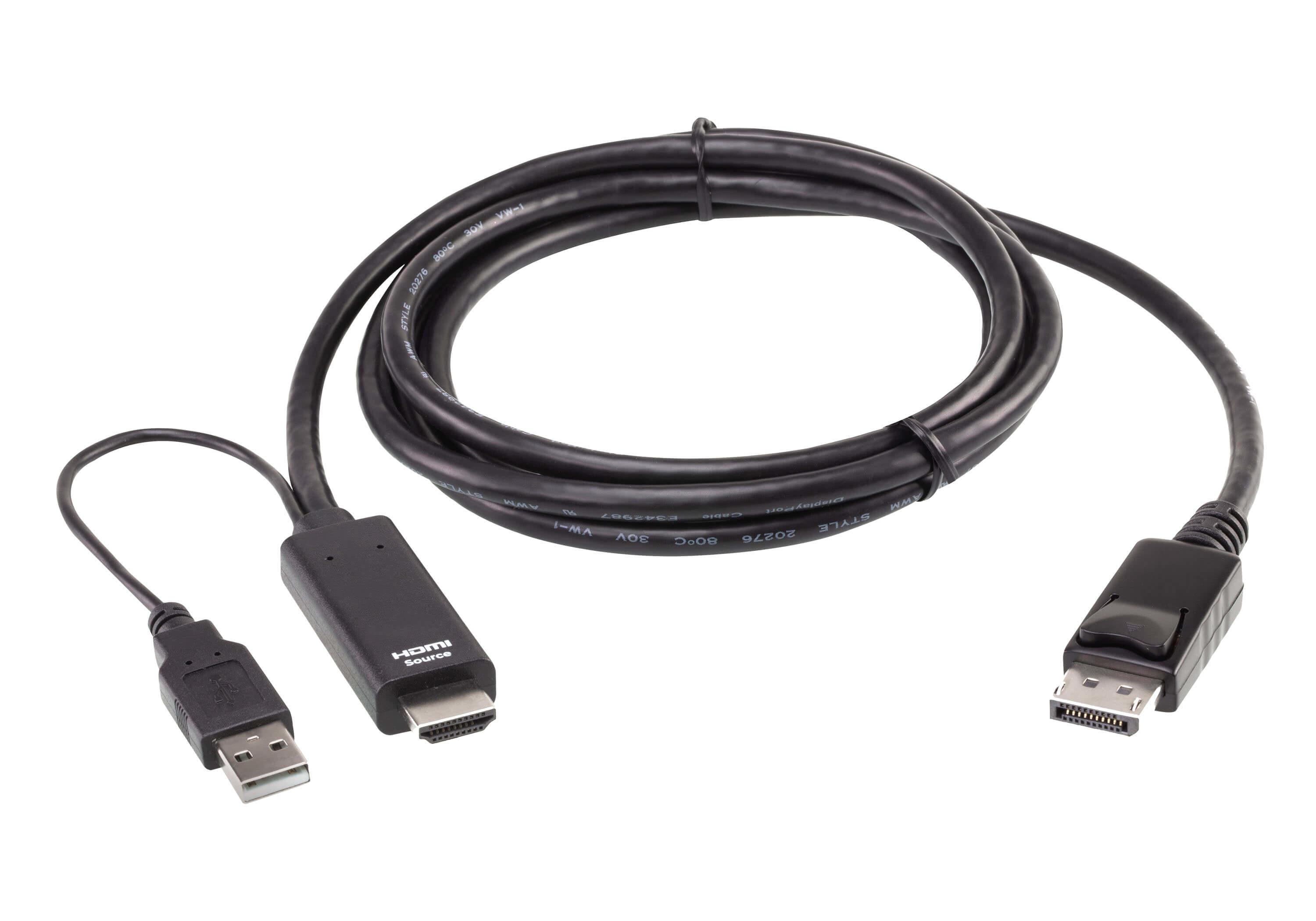 ATEN HDMI 1,8 M True 4K a cavo DisplayPort