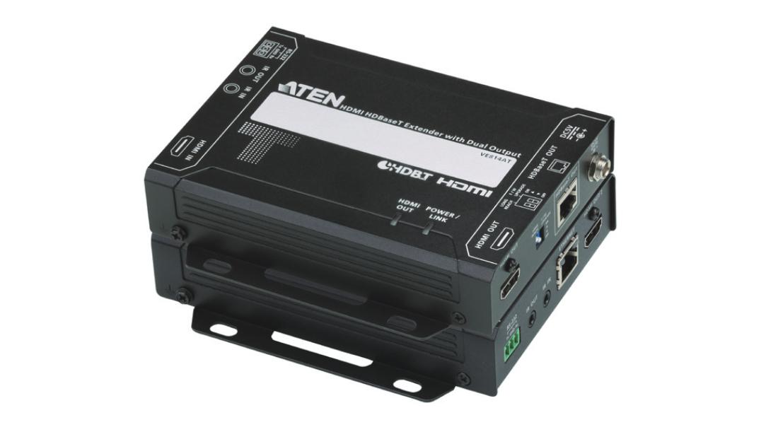 ATEN Extender HDBaseT HDMI con uscita doppia (4K a 100 m) (HDBaseT Classe A)