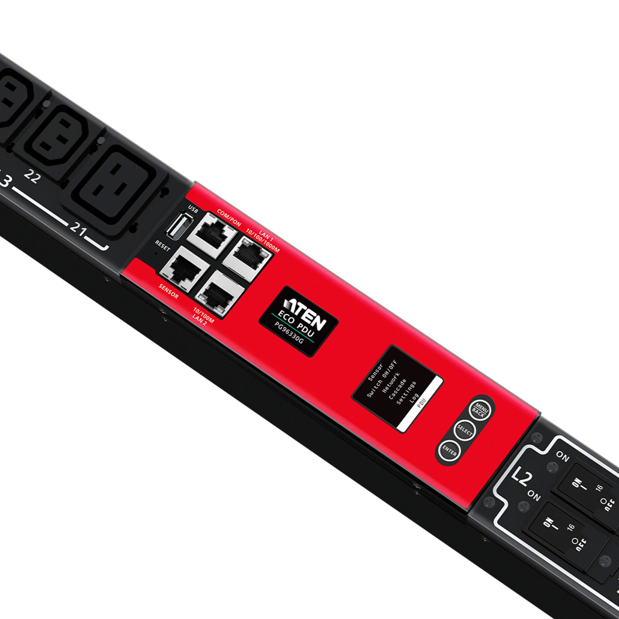 ATEN PDU eco commutata a 3 fasi a 30A/32A 30 uscite