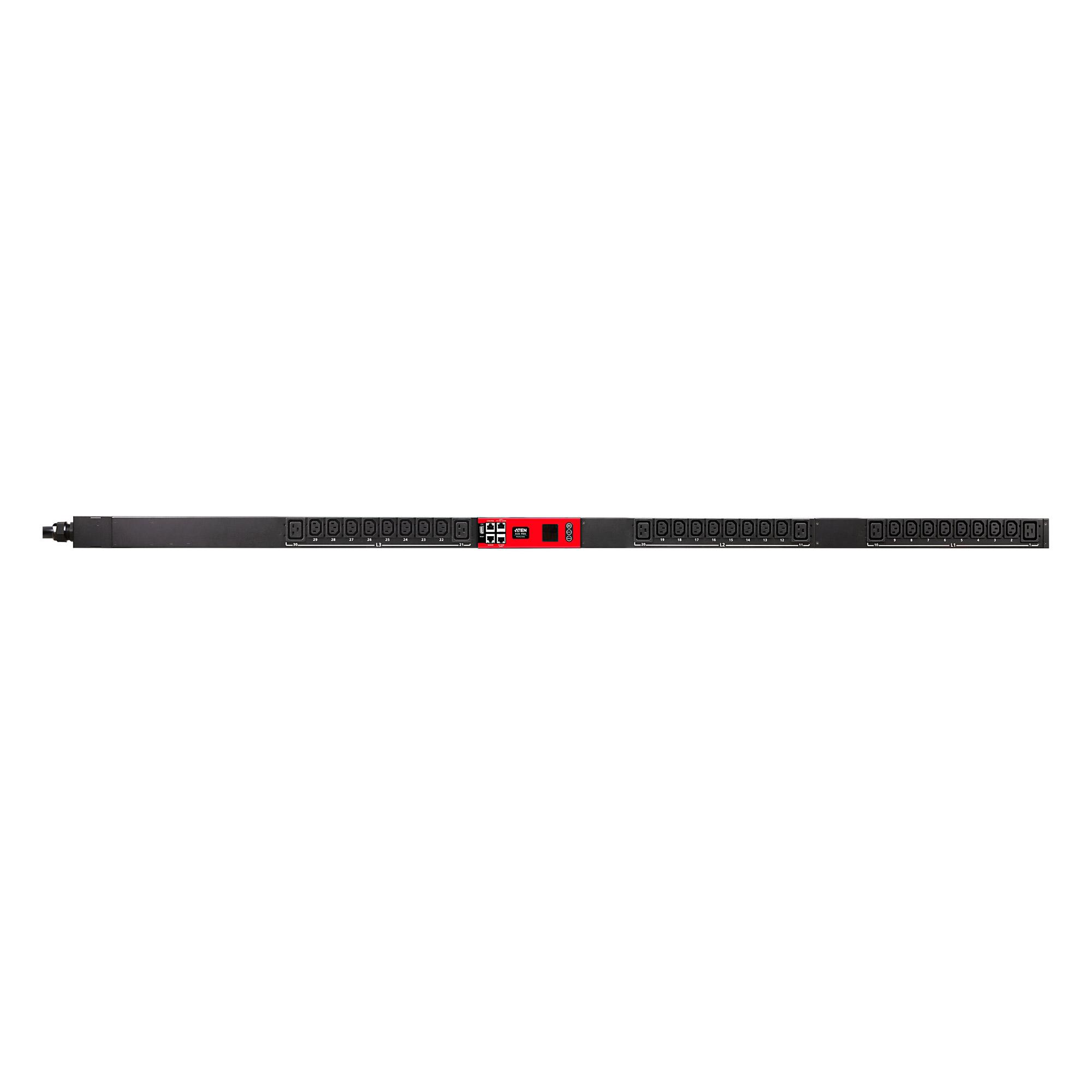 ATEN PDU eco misurata da 20A/16A a 30 uscite a 3 fasi