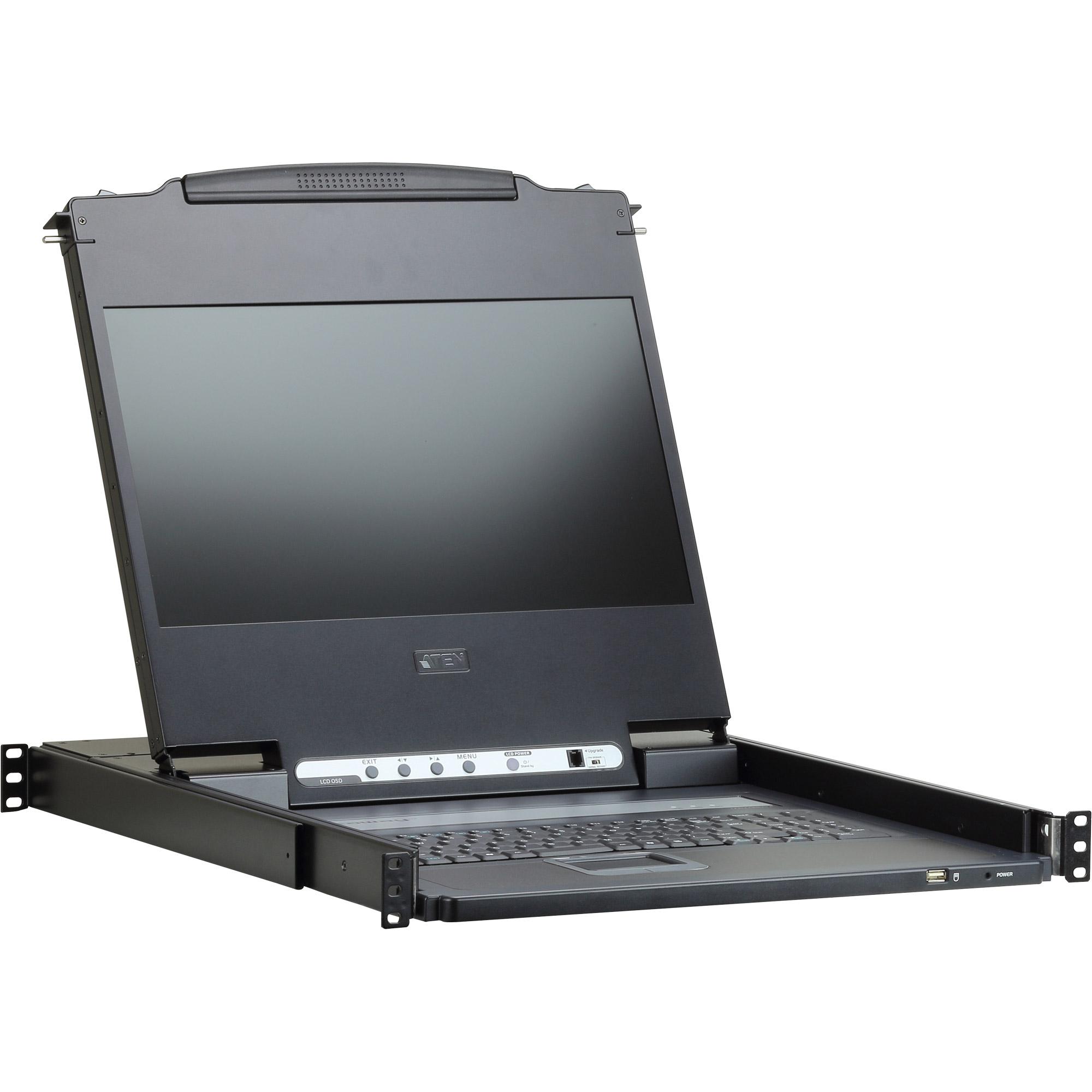 ATEN CL5816N console a rack 48,3 cm (19") Nero 1U