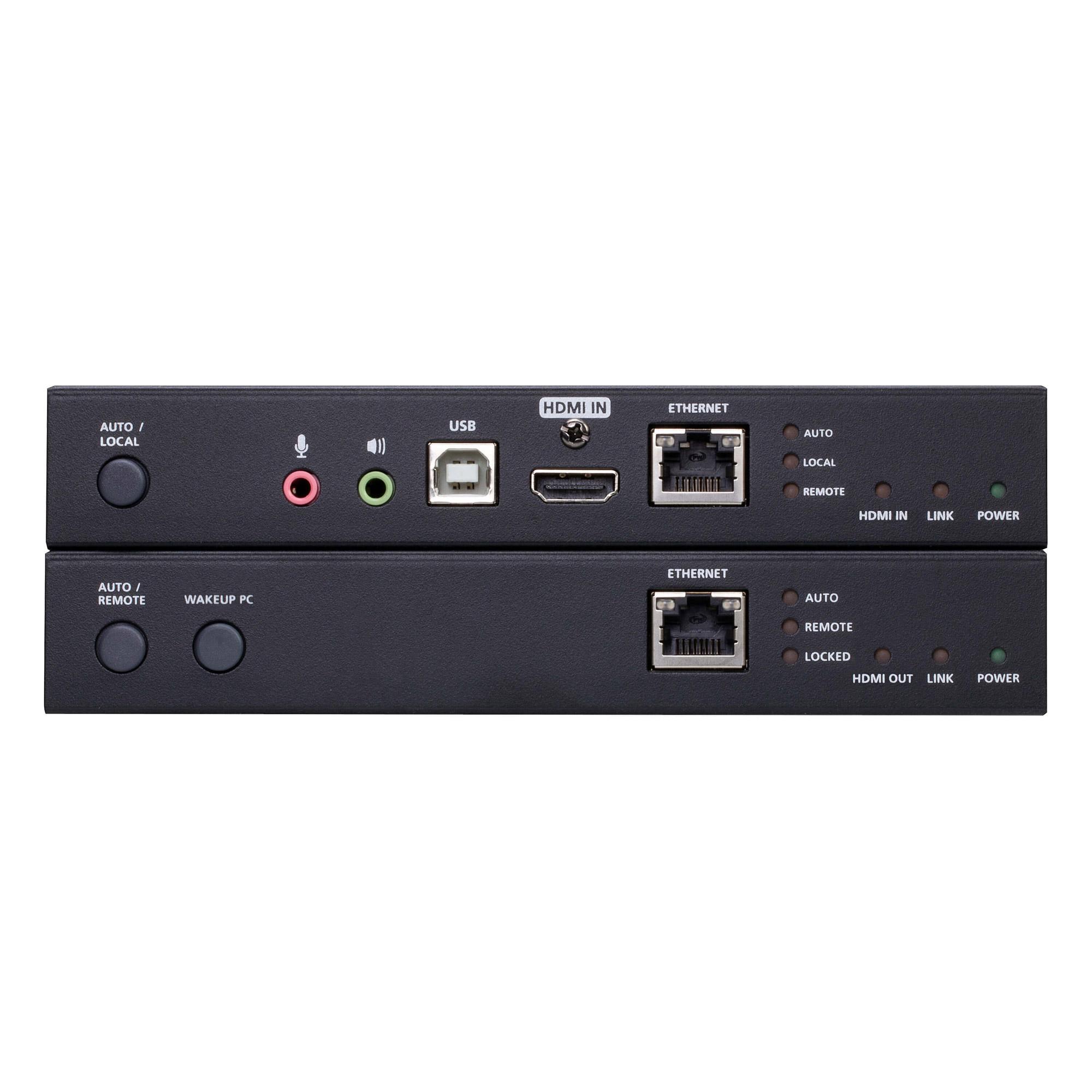 ATEN - USB True 4K HDMI HDBaseT 3.0 KVM Extender (4096 x 2160 over 100m) with USB Peripheral Support
