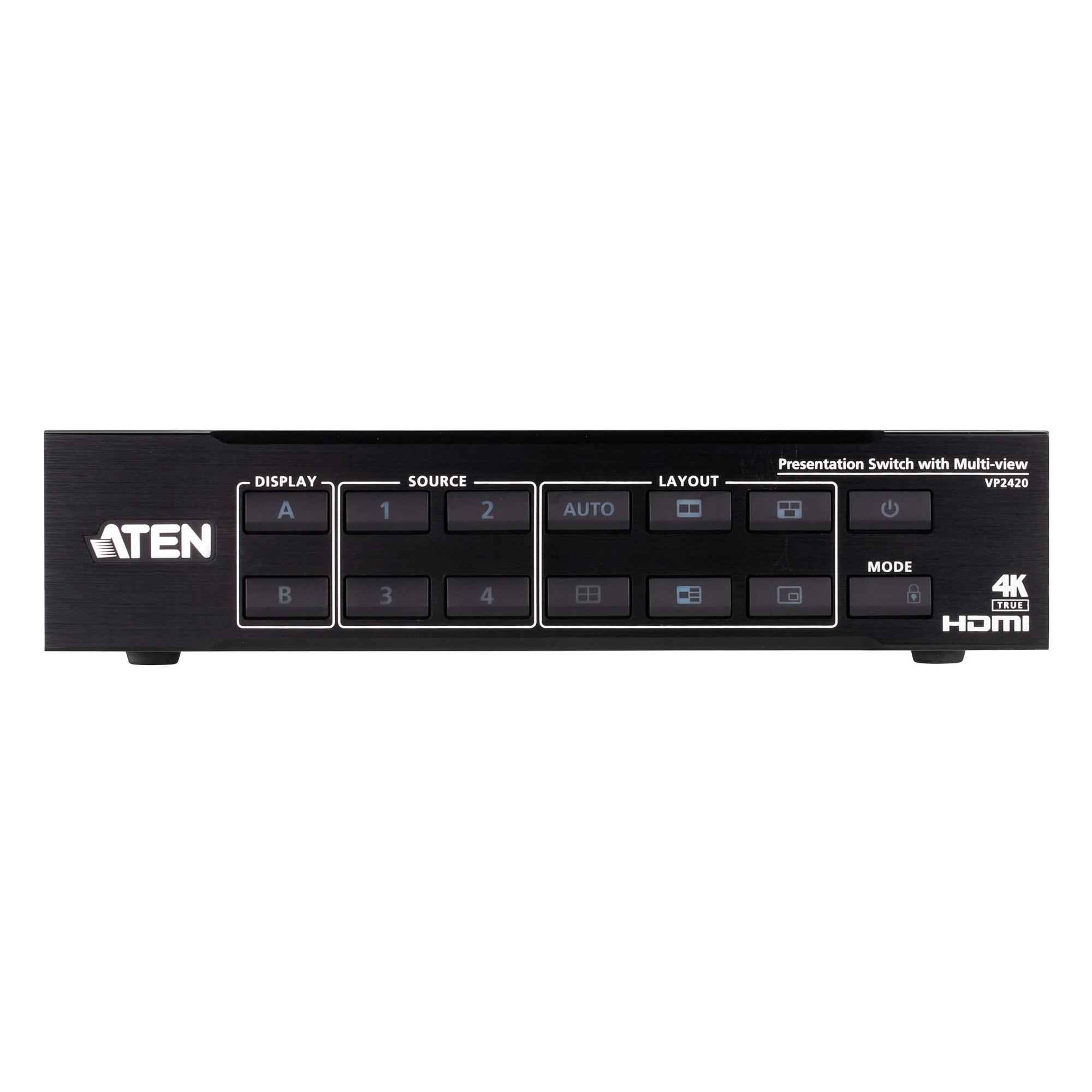 ATEN VP2420 interruttore a matrice Commutatore a matrice per la presentazione multimediale