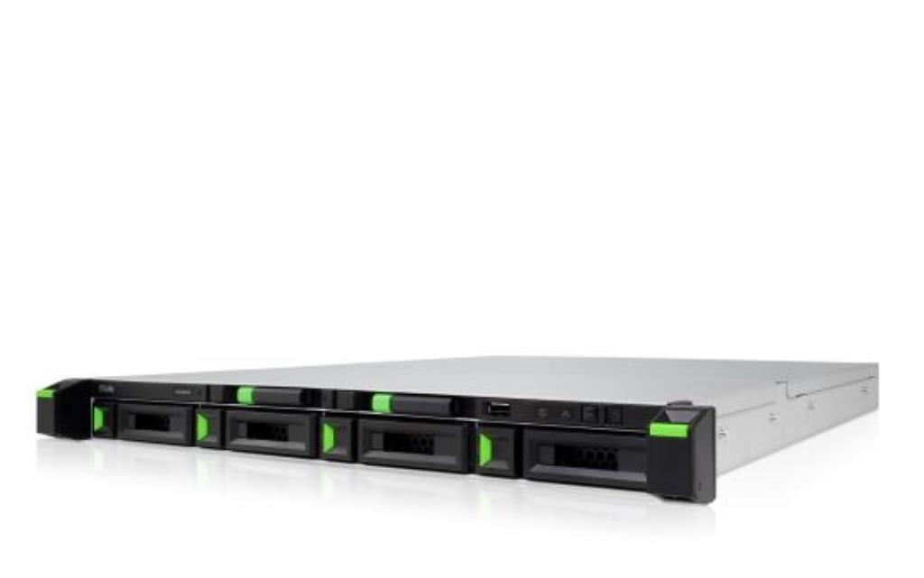 NAS Qsan XCubeNAS XN7004R - Rack 1U - 4 bay 2.5"/3.5" + 2 bay 2.5" (Senza HDD) - 8GB DDR4 U-DIMM (Max 64GB)