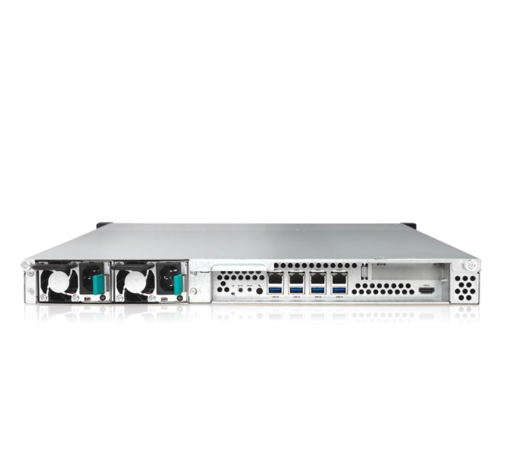 NAS Qsan XCubeNAS XN7004R - Rack 1U - 4 bay 2.5"/3.5" + 2 bay 2.5" (Senza HDD) - 8GB DDR4 U-DIMM (Max 64GB)