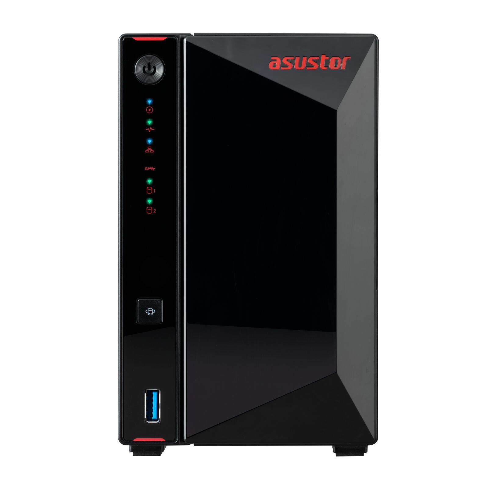 NAS ASUSTOR 2 BAIE J4005 2GB DISKLESS