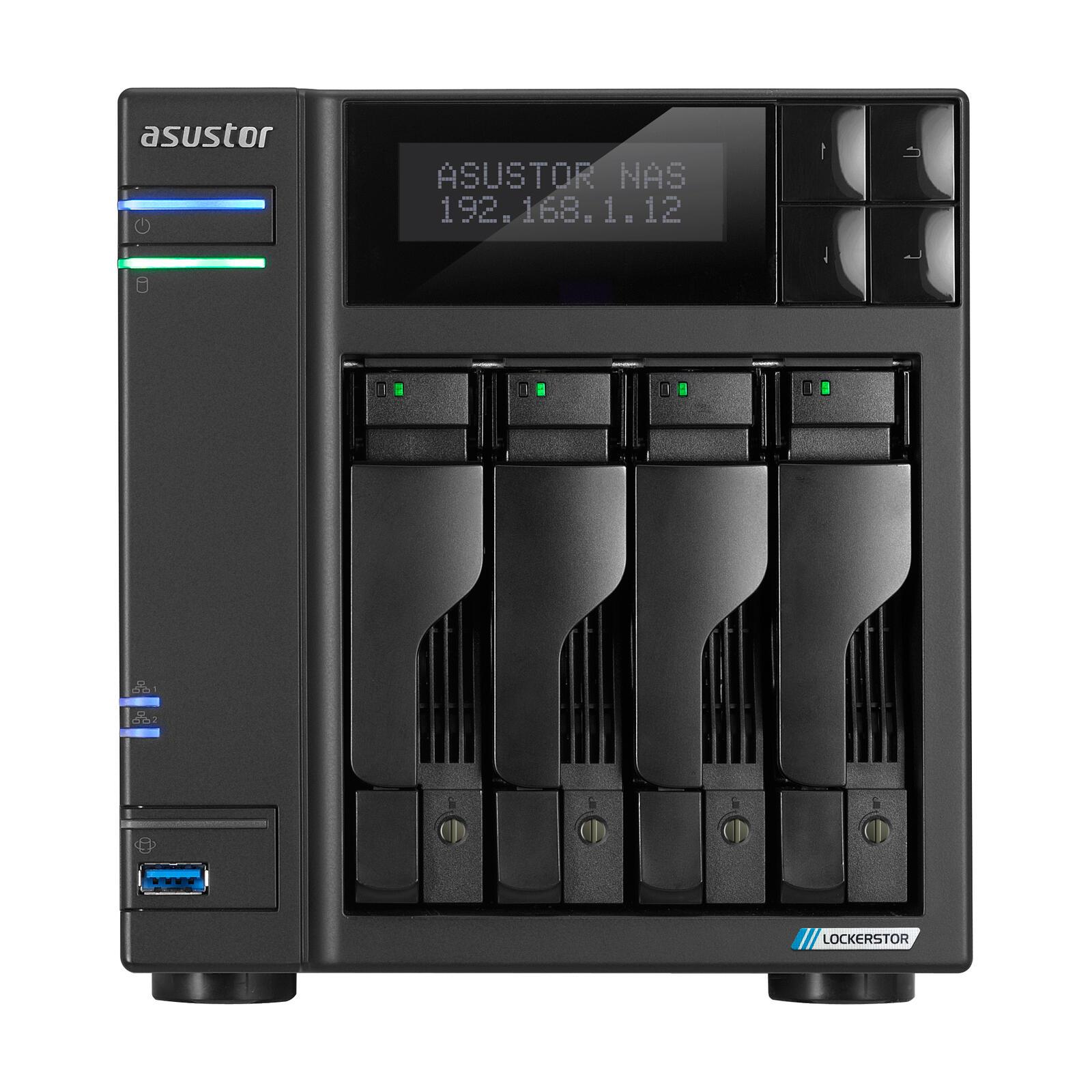 NAS ASUSTOR 4 BAIE 4GB DISKLESS