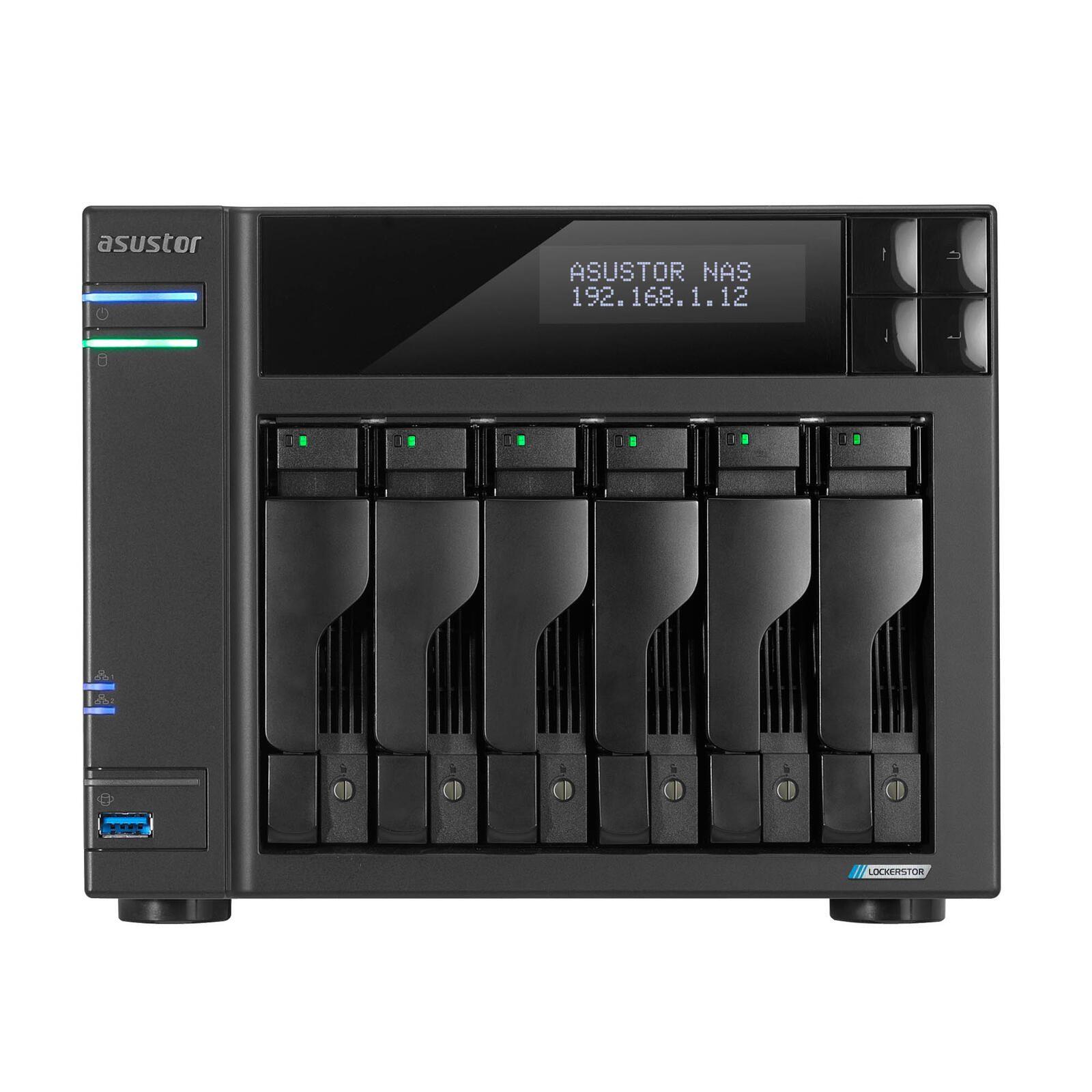 NAS ASUSTOR 6 BAIE 8GB DISKLESS