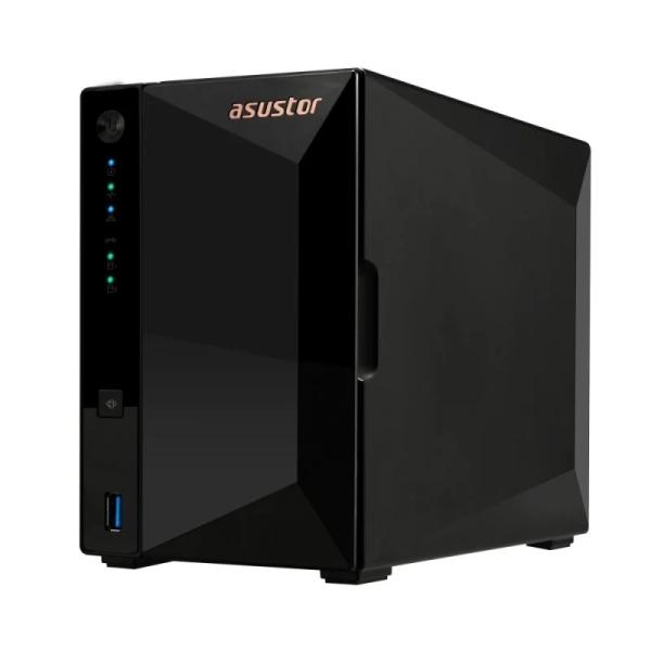 ASUSTOR NAS TOWER 2 bay Realtek RTD1619B Quad-Core 1.7GHz 2GB RAM 2.5GbE x1 USB3.2 Gen1 x3 WOW (Wake on WAN) .. AS3302Tv2