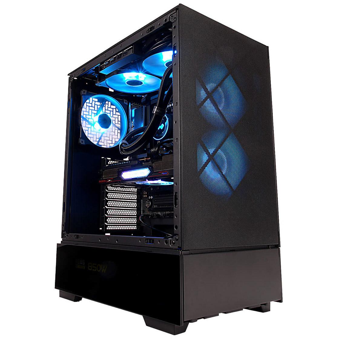 Base Modfree in vetro temperato Big-Tower - nero