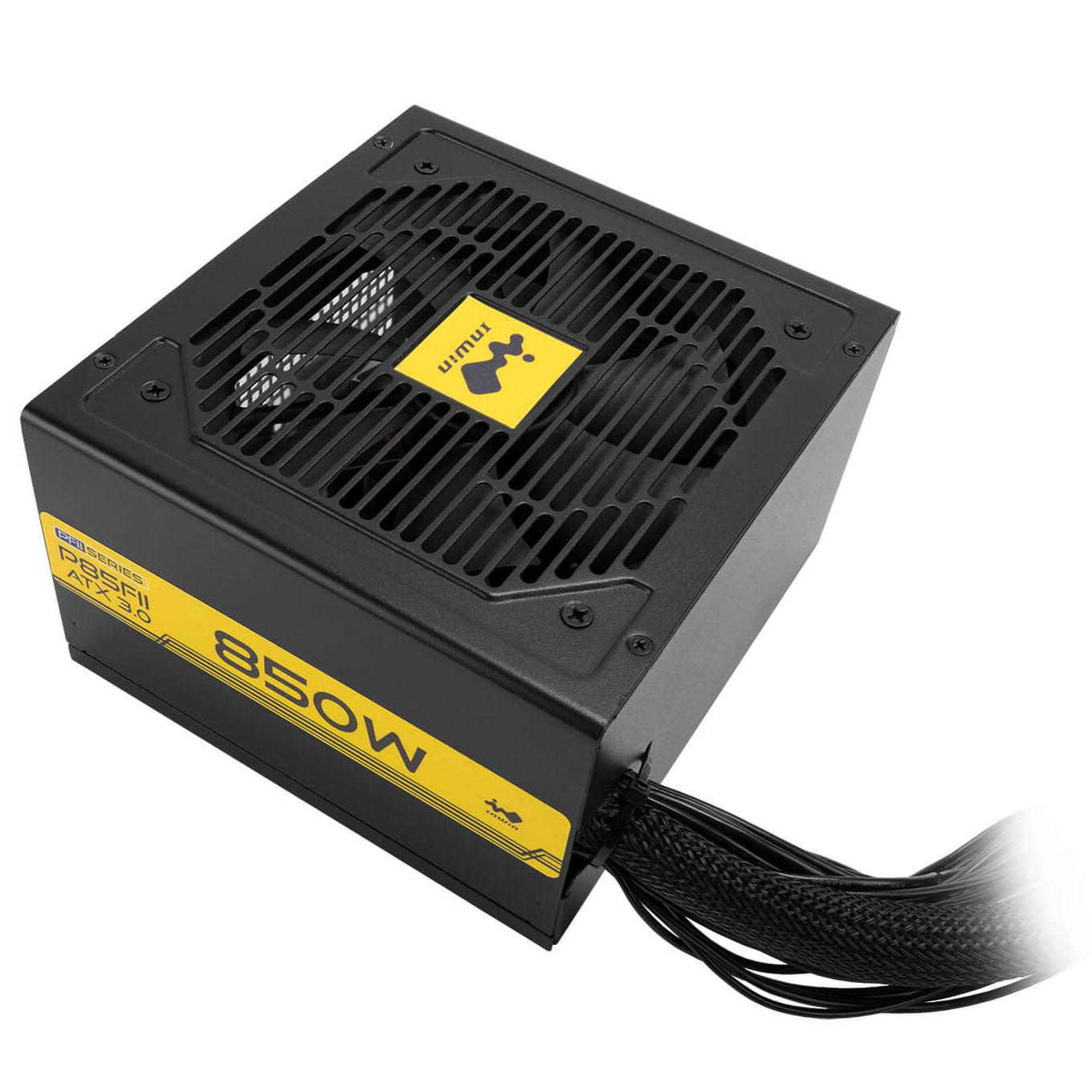 In WIN Sviluppo P85FII Alimentatore 80 Plus Gold ATX 3.0 PCIE 5.0 - 850 WATT - PC/Server Alimentatore - ATX (IW -PS -PFII850W)