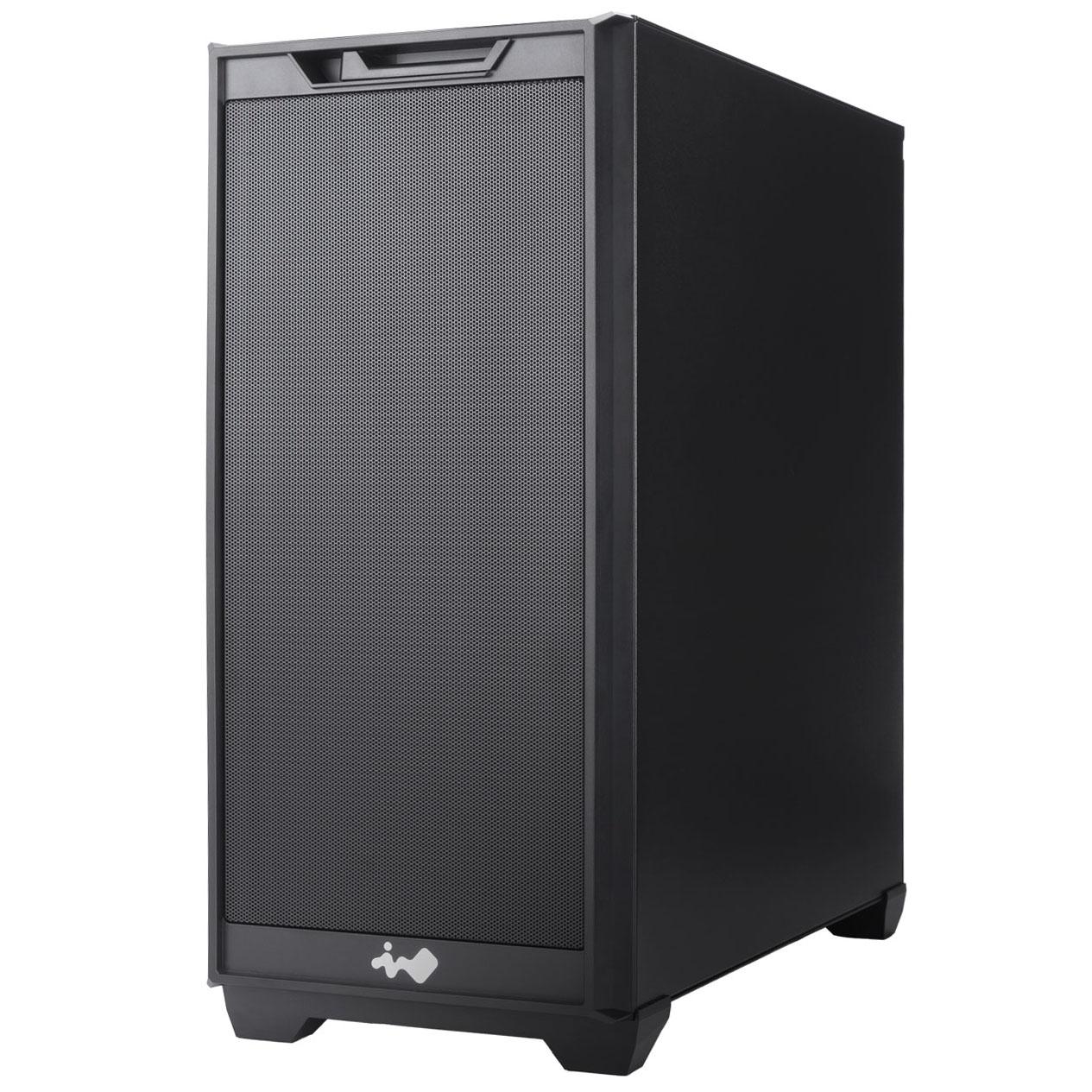 In Win Development D5 House - Black - Midi Tower a E -ATX (12 x 10 pollici - INWIN Neptune AN120 Ven Pre -INSTALLED - con opzio