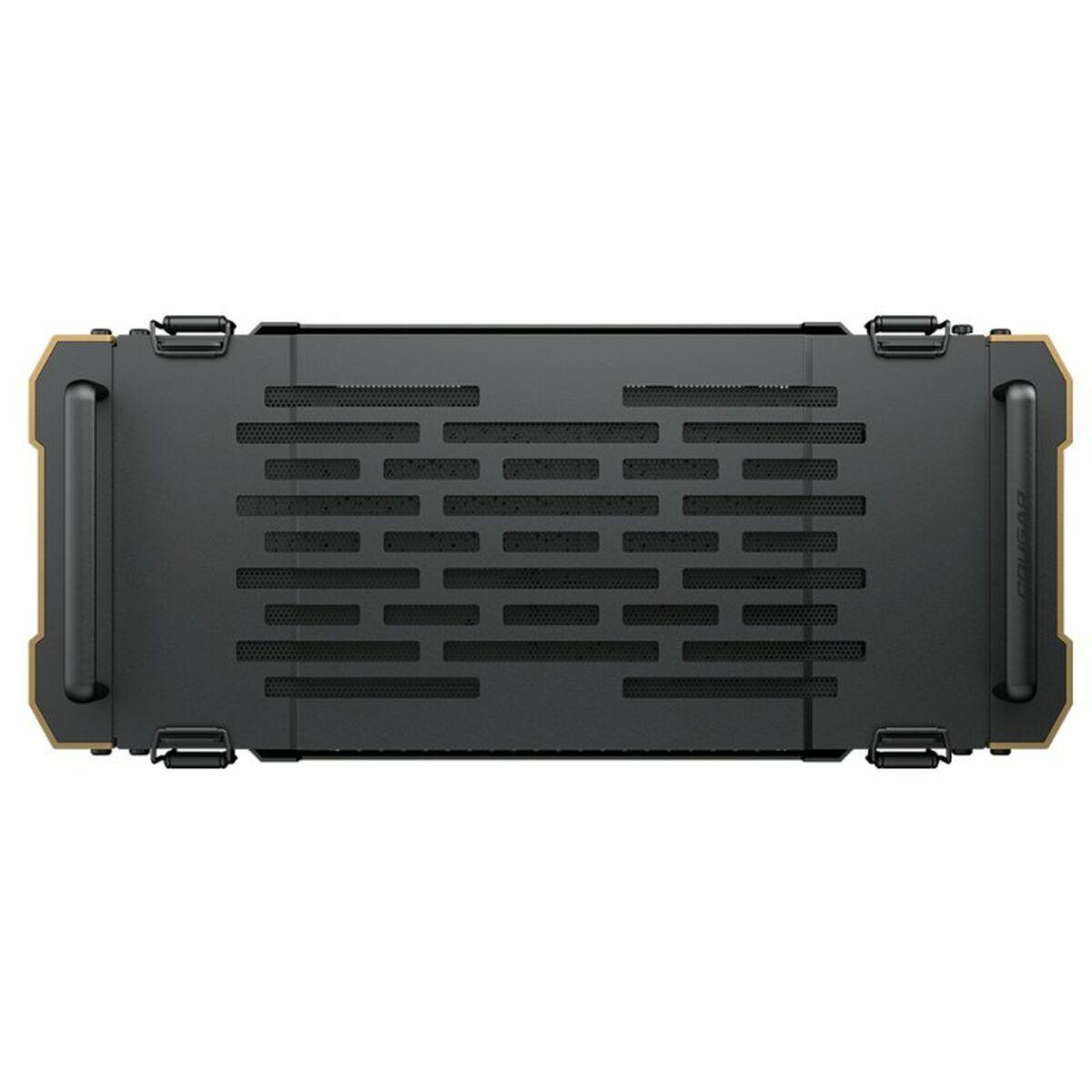Cougar Dust 2 Mini Tower Box Mini -It - Pannelli in alluminio - HDD 2.5 - USB 3.0, USB -C e audio - 2 ventole inclusi - Support