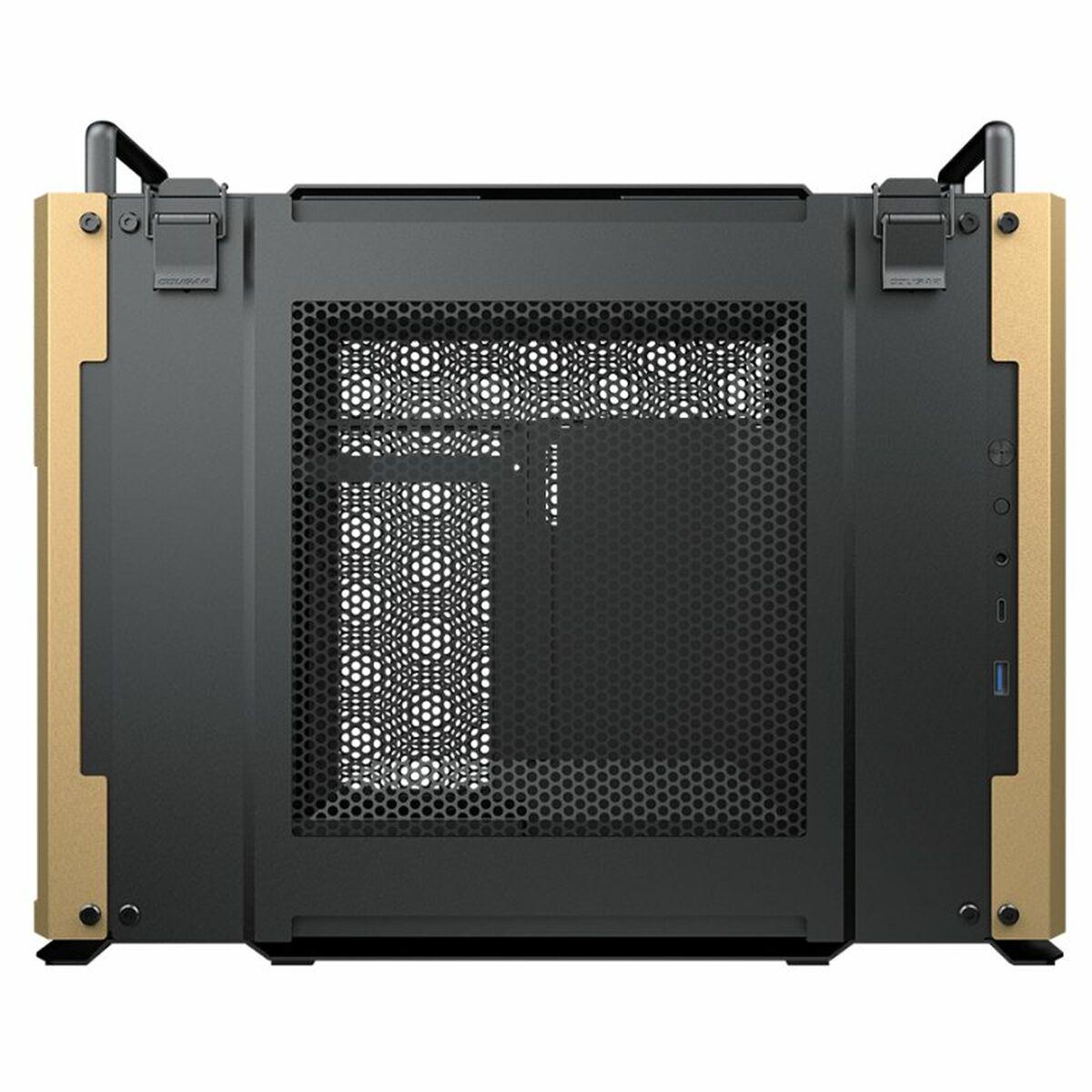 Cougar Dust 2 Mini Tower Box Mini -It - Pannelli in alluminio - HDD 2.5 - USB 3.0, USB -C e audio - 2 ventole inclusi - Support