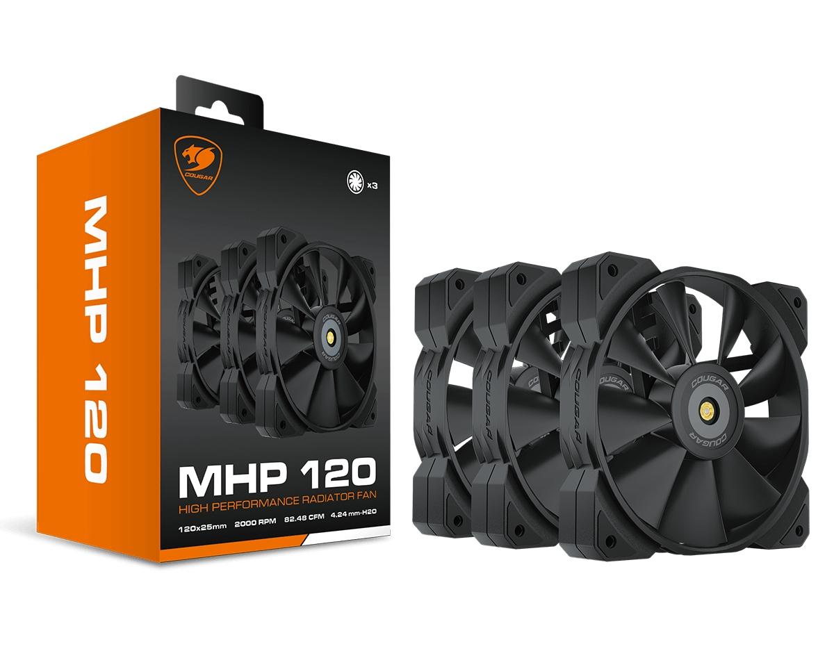 Pacchetto COUGAR MHP 120 con 3 prese d'aria aggiuntive 120mm - velocitÃƒÂ  massima 2000rpm