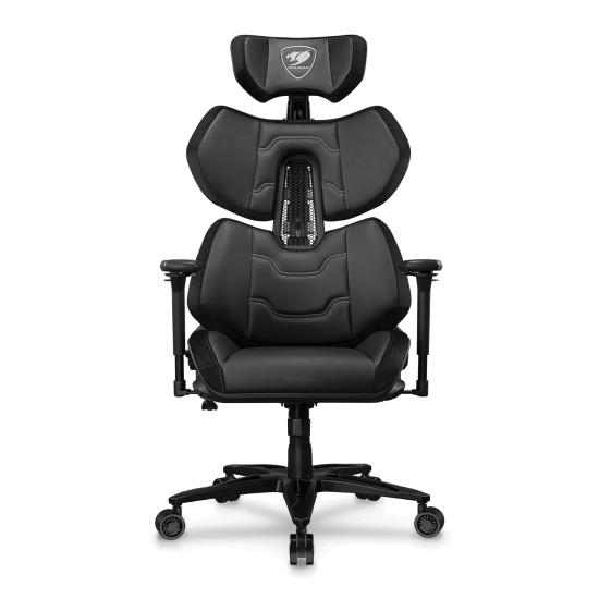 COUGAR Gaming Terminator Elite Sedia da gaming per PC Seduta imbottita Nero, Argento