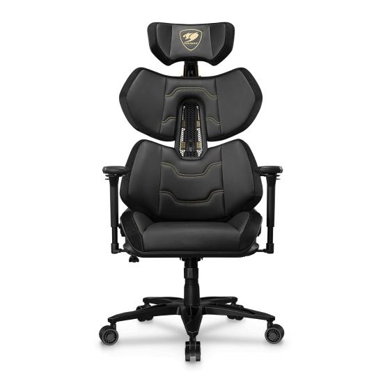 COUGAR Gaming Terminator Elite Gold Sedia da gaming per PC Seduta imbottita Nero, Oro