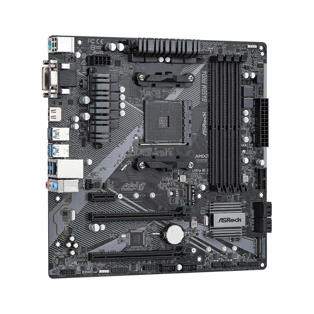 Asrock B450M Pro4 R2.0 (scheda madre Micro-ATX AMD AM4-Socker)