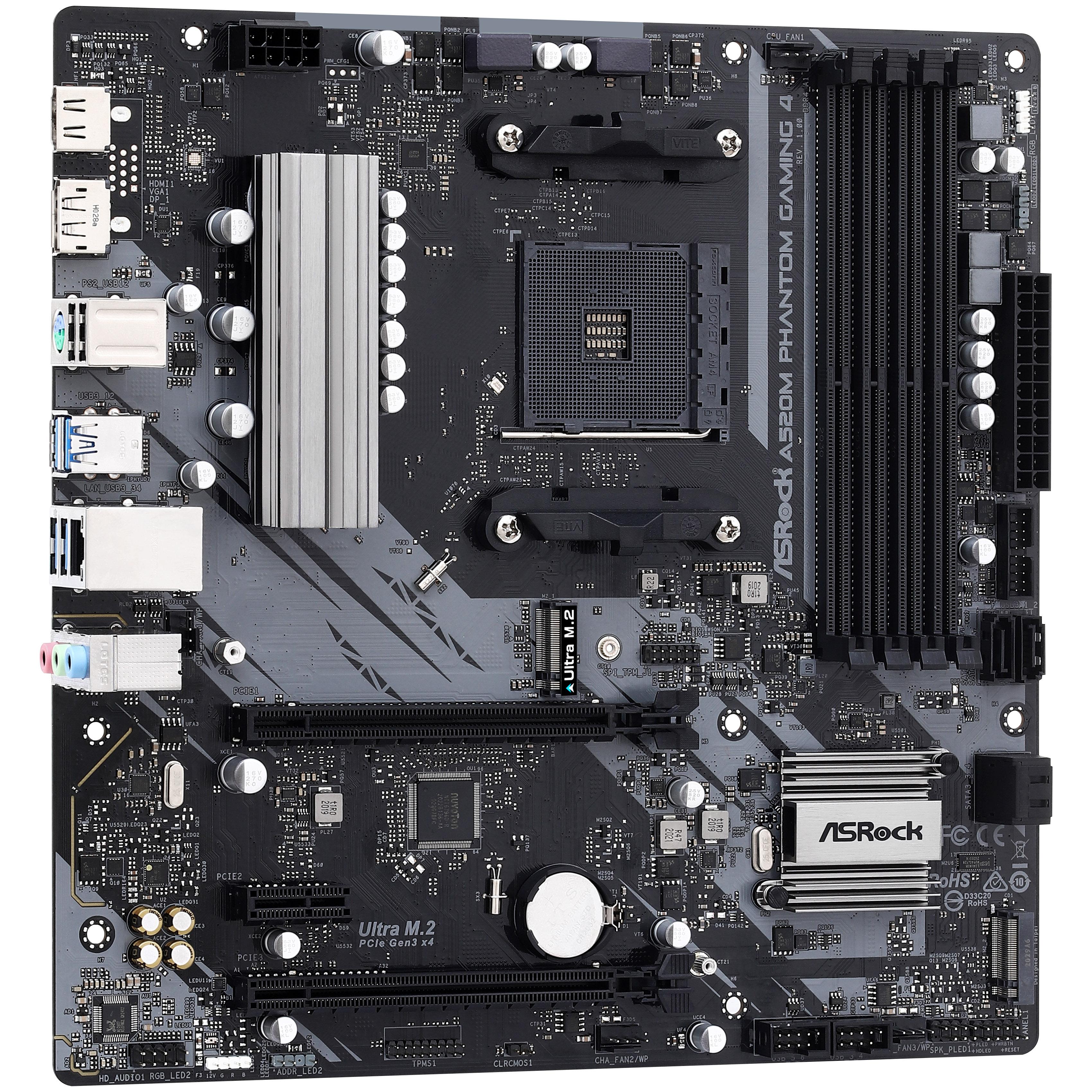 ASROCK A520M PHANTOM GAMING 4