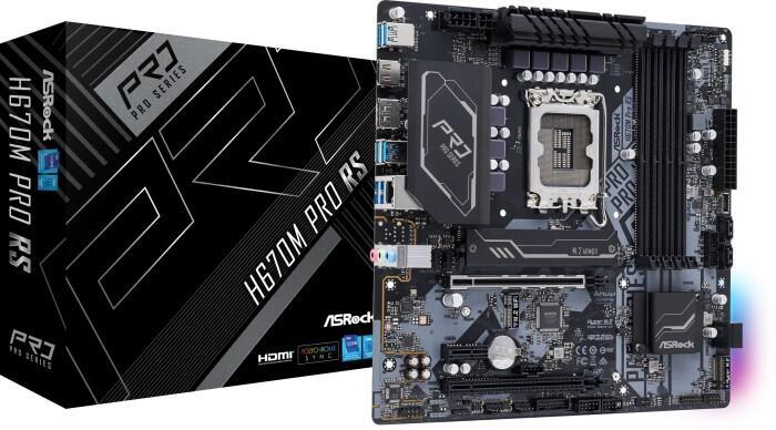 ASROCK H670M PRO RS