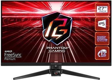 Asrock 27 Phantom Gaming FHD Monitor PG27FF1A 1920 x 1080 1ms 2 HDMI DP 165Hz HDR 10 VESA