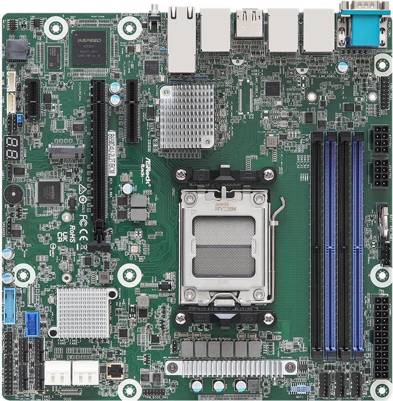 MB B650D4U-2L2T BCM B650E AM5 Max128GB DDR5 Micro ATX Vendita al dettaglio