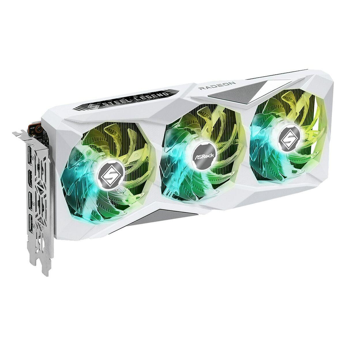 Asrock 90-GA4DZZ-00UANF scheda video AMD Radeon RX 7600 8 GB GDDR6 (Asrock RX7600 Steel Legend 8GB OC, PCIe4, 8GB DDR6, HDMI, 3