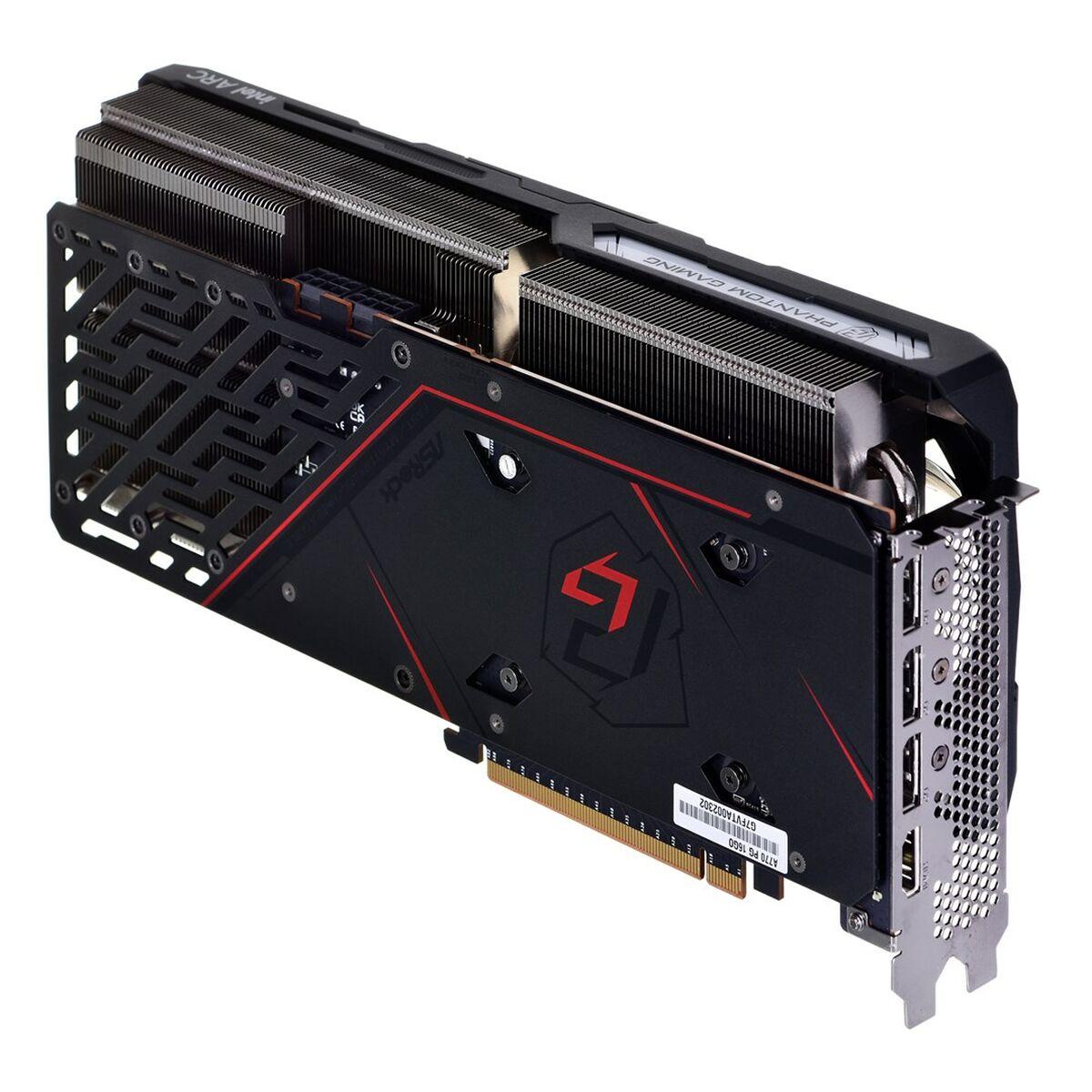 Asrock Phantom Gaming Arc A770 Intel 16 GB GDDR6 (Asrock Intel Arc A770 Phantom Gaming 16GB OC, 16GB DDR6, PCIe4, HDMI, 3 DP, 2