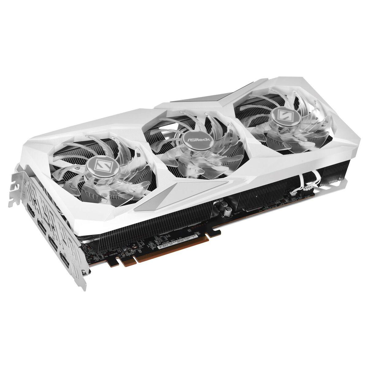 Asrock Radeon RX 7700 XT Steel Legend AMD 12 GB GDDR6 (Asrock RX7700 XT Steel Legend 12GB OC PCIe4 12GB DDR6 HDMI 3 DP 2599MHz