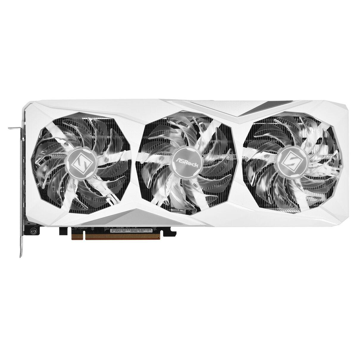 Asrock Radeon RX 7700 XT Steel Legend AMD 12 GB GDDR6 (Asrock RX7700 XT Steel Legend 12GB OC PCIe4 12GB DDR6 HDMI 3 DP 2599MHz