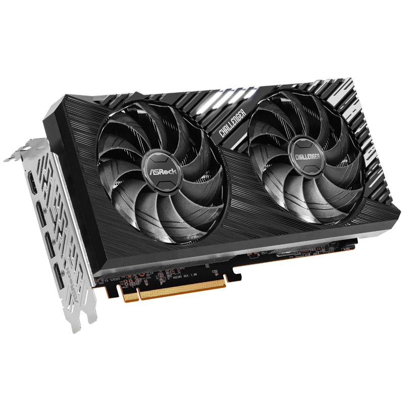 Asrock Challenger Radeon RX 7700 XT AMD 12 GB GDDR6 (Asrock RX7700 XT Challenger 12GB OC PCIe4 12GB DDR6 HDMI 3 DP 2854MHz Cloc