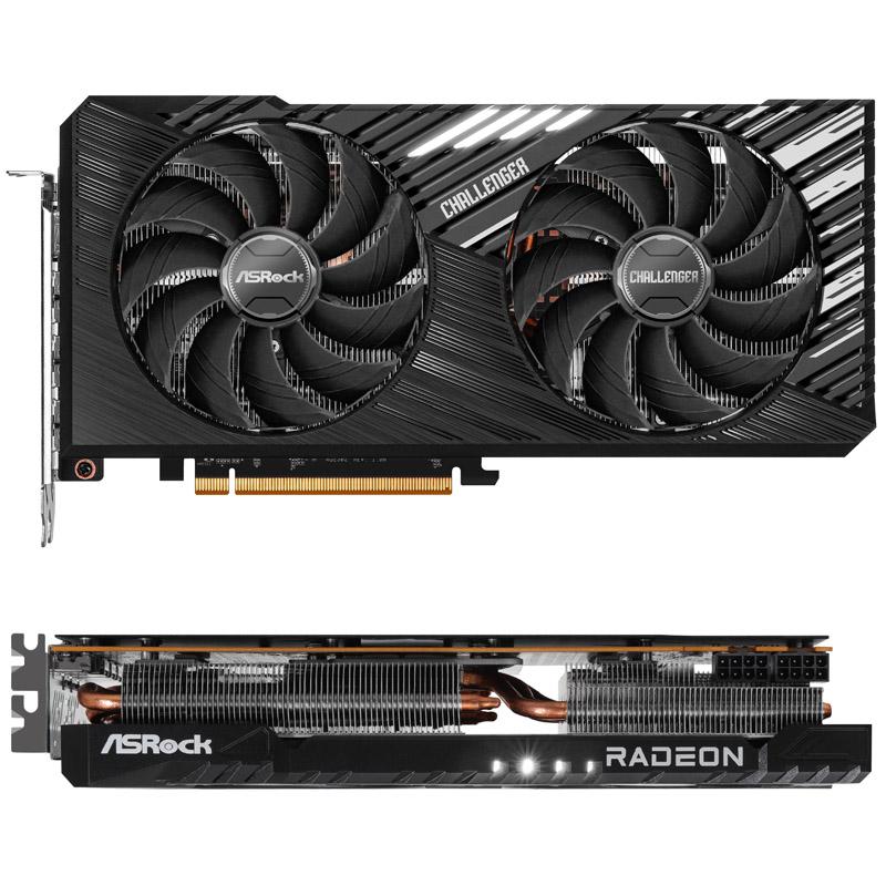 Asrock Challenger Radeon RX 7700 XT AMD 12 GB GDDR6 (Asrock RX7700 XT Challenger 12GB OC PCIe4 12GB DDR6 HDMI 3 DP 2854MHz Cloc