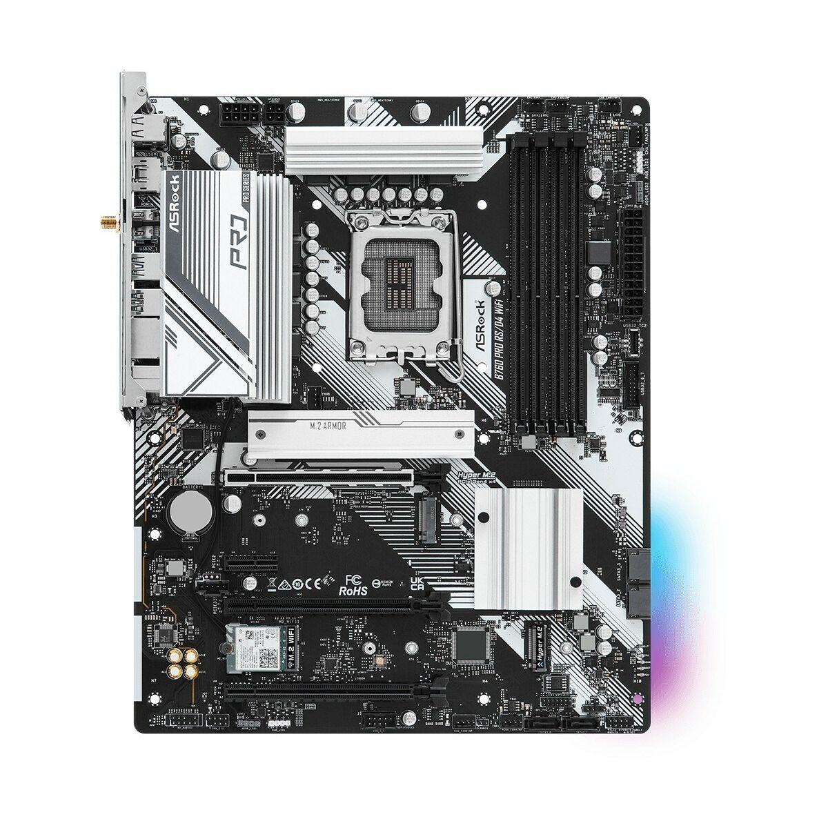 Asrock B760 Pro RS/D4 WiFi Intel B760 LGA 1700 ATX (ASRock B760 PRO RS/D4 WIFI Intel B760 Socket 1700 ATX 4 DDR4 HDMI DP Wi-Fi