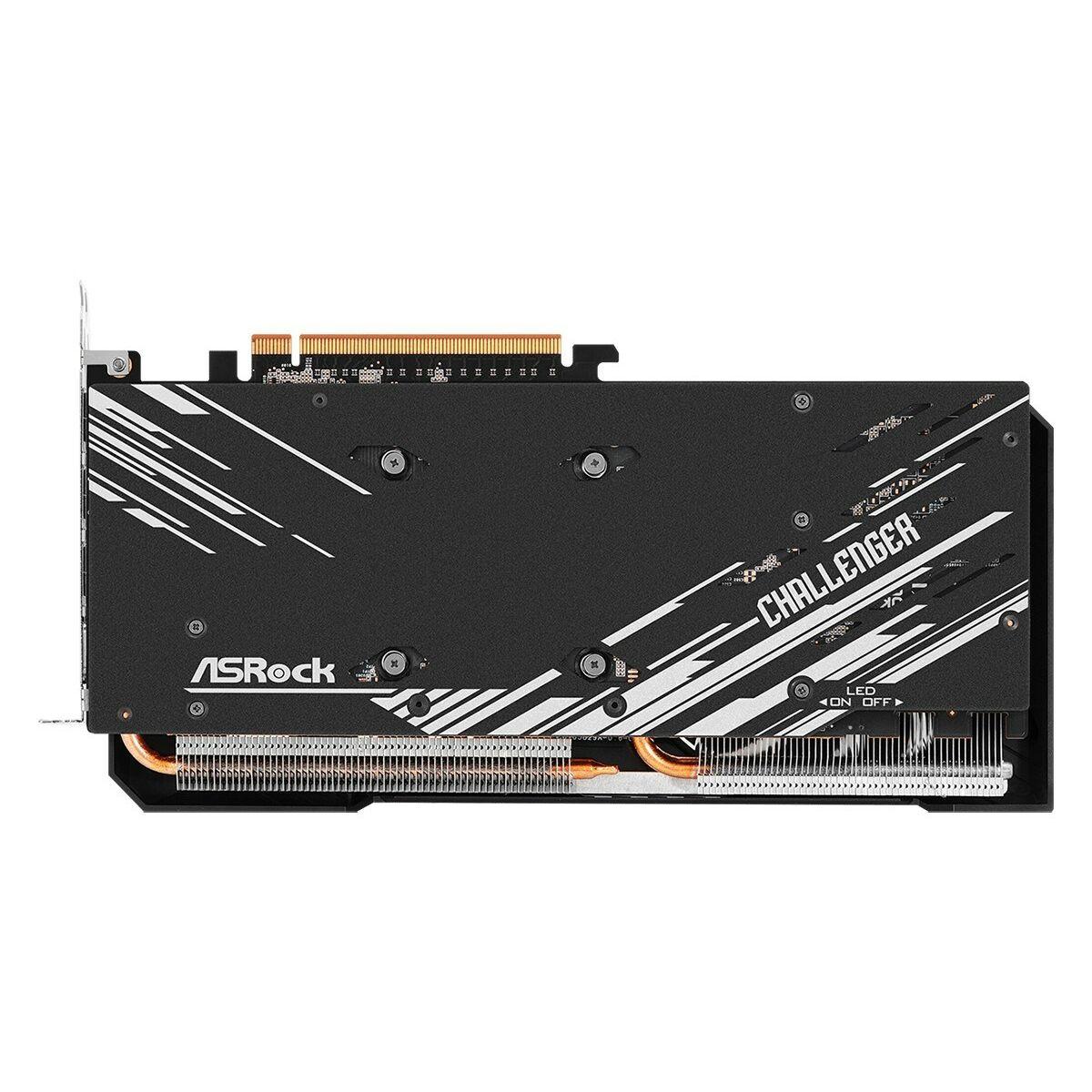 Asrock Challenger Radeon RX 7800 XT AMD 16 GB GDDR6 (Asrock RX7800 XT Challenger 16GB OC, PCIe4, 16GB DDR6, HDMI, 3 DP, 2475MHz