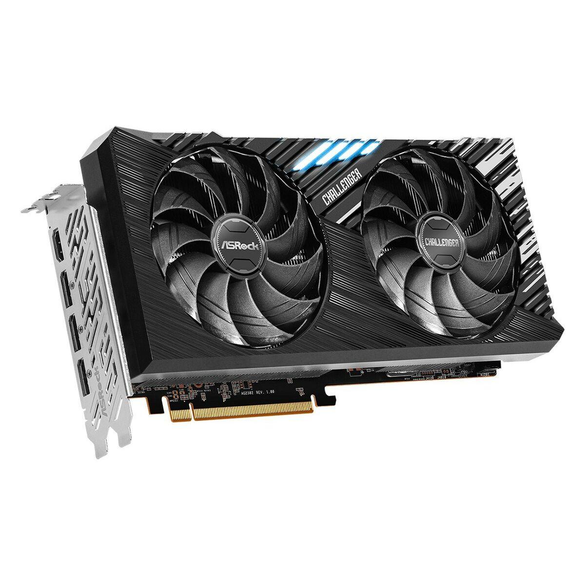 Asrock Challenger Radeon RX 7800 XT AMD 16 GB GDDR6 (Asrock RX7800 XT Challenger 16GB OC, PCIe4, 16GB DDR6, HDMI, 3 DP, 2475MHz