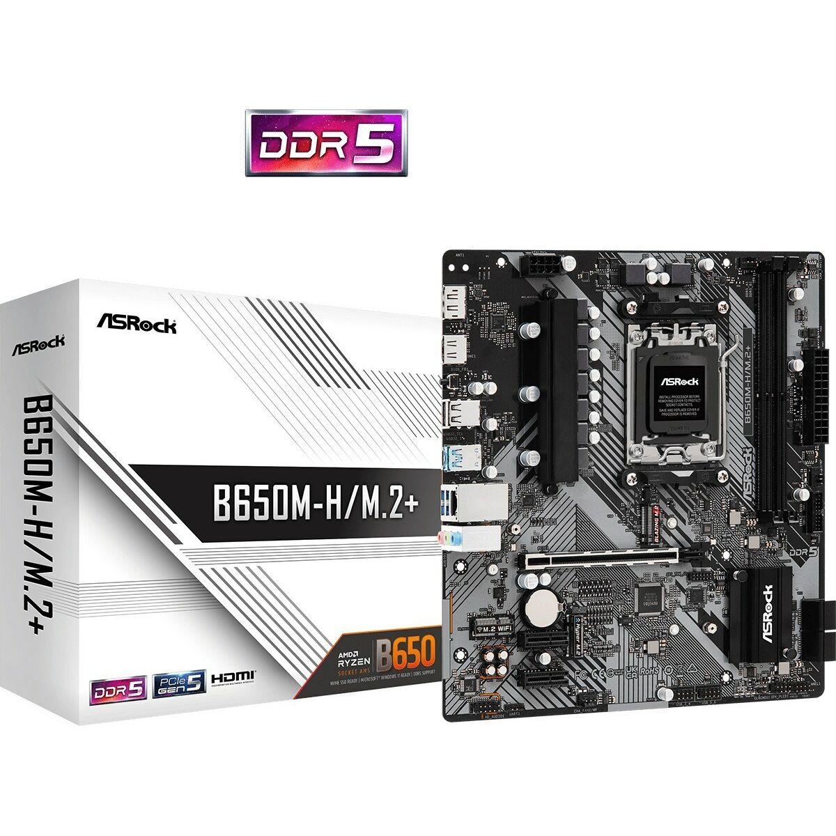 ASRock B650M-H/M.2 - bundkort - micro