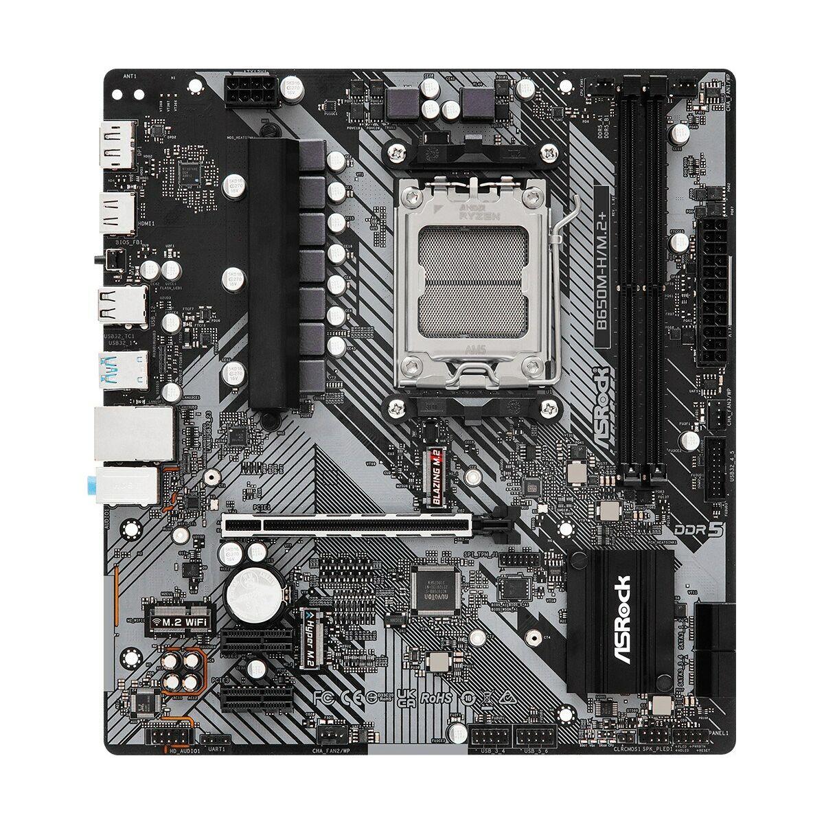 ASRock B650M-H/M.2 - bundkort - micro