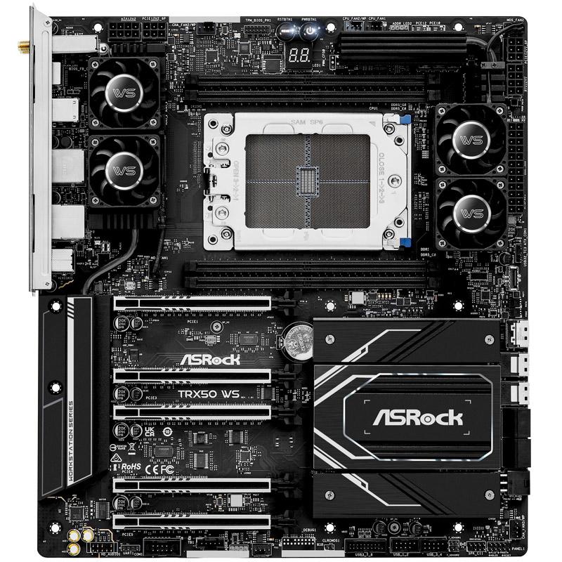 Asrock TRX50 WS AMD TRX50 Socket sTR5 ATX esteso (ASRock - bundkort)